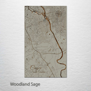 Cayce, South Carolina Street Map