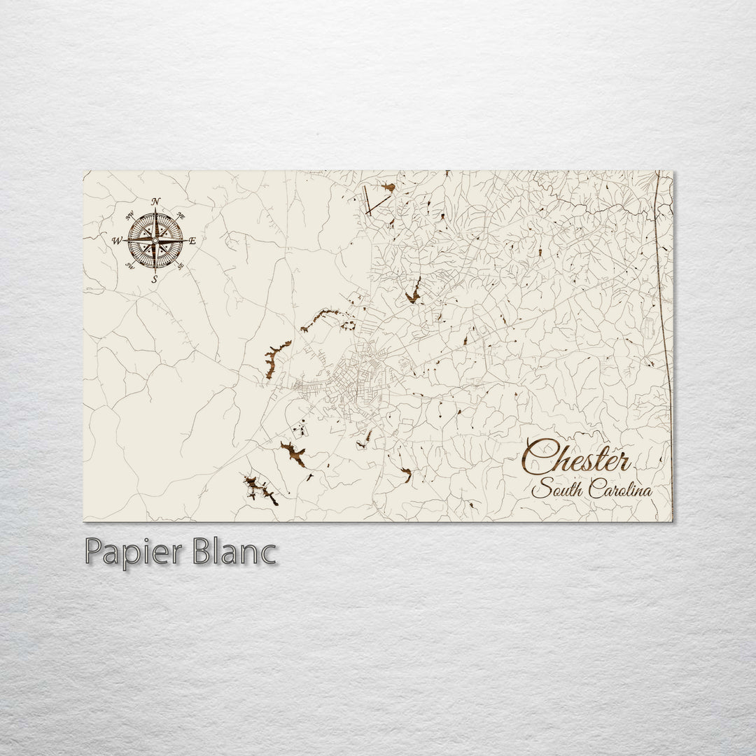 Chester, South Carolina Street Map