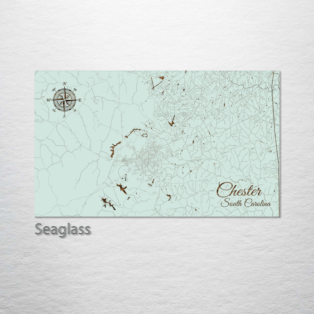 Chester, South Carolina Street Map