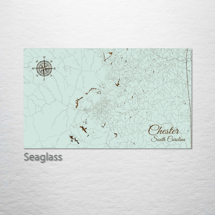 Chester, South Carolina Street Map