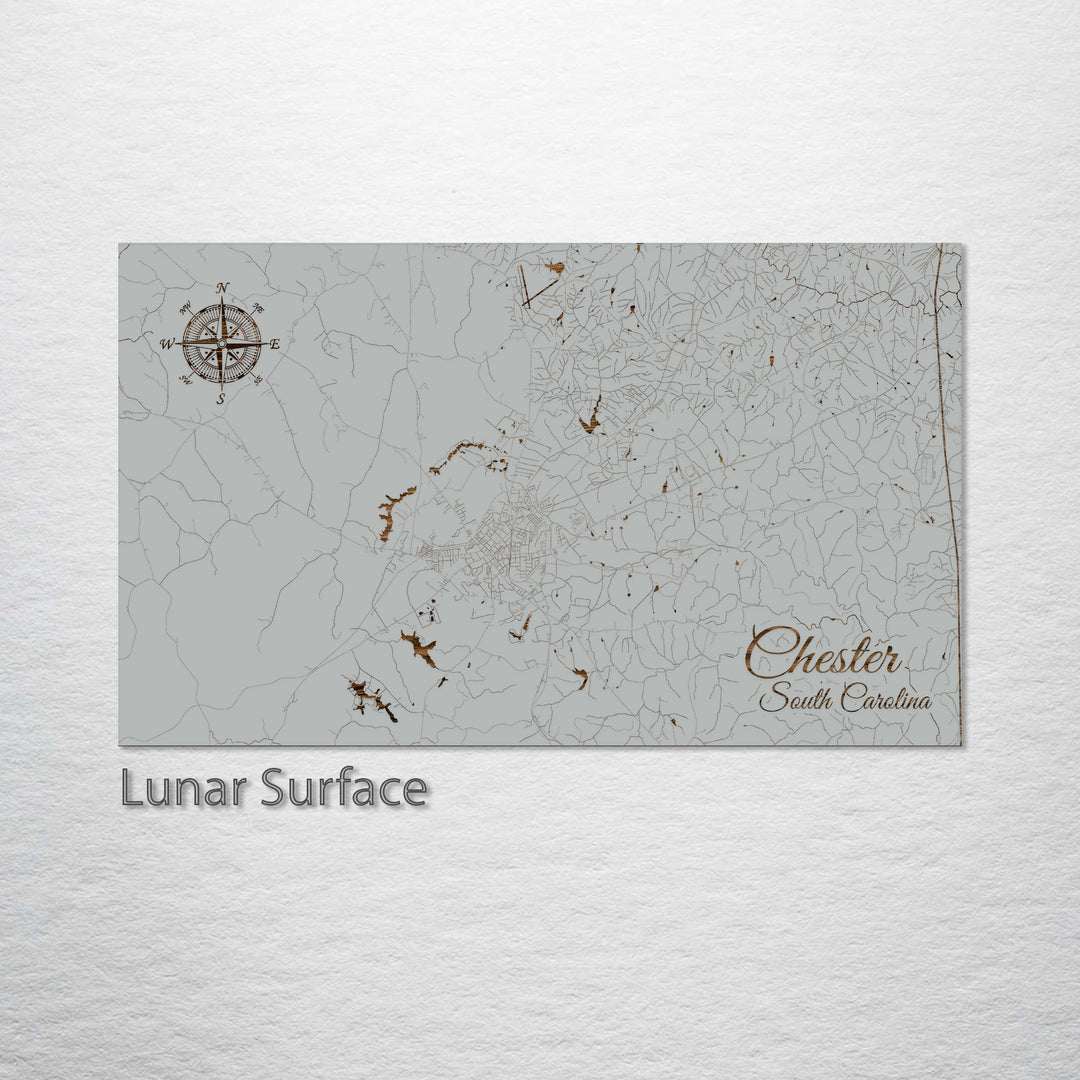 Chester, South Carolina Street Map