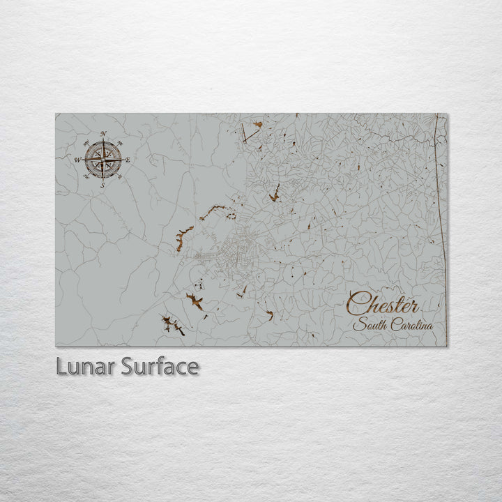 Chester, South Carolina Street Map