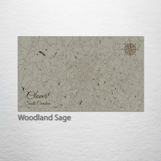 Clover, South Carolina Street Map