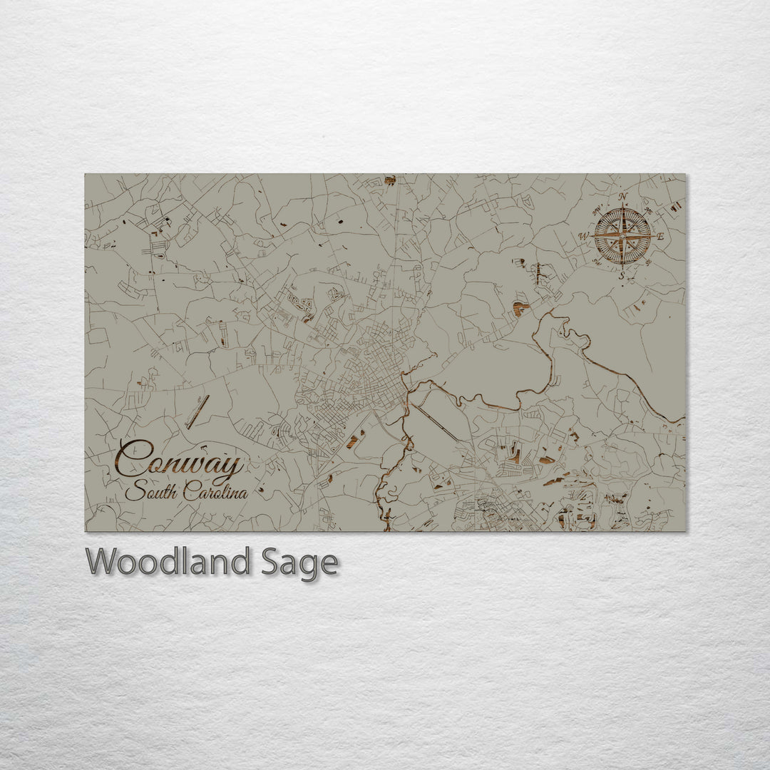 Conway, South Carolina Street Map