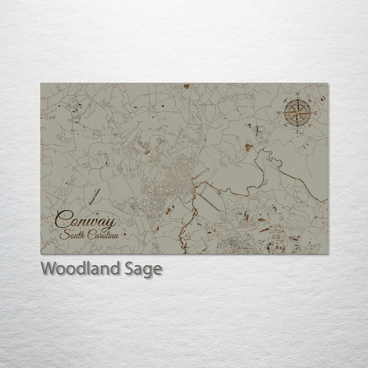 Conway, South Carolina Street Map