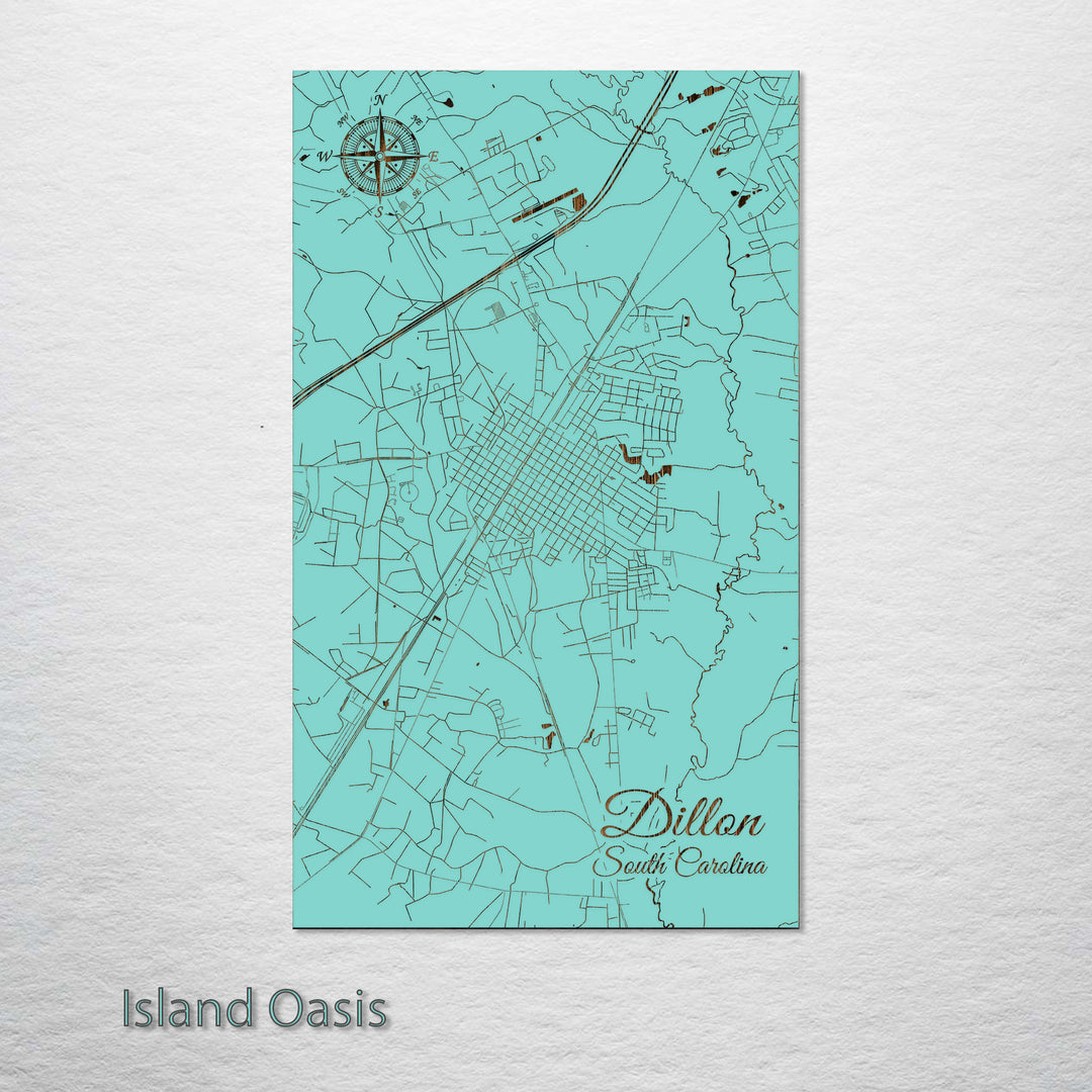 Dillon, South Carolina Street Map