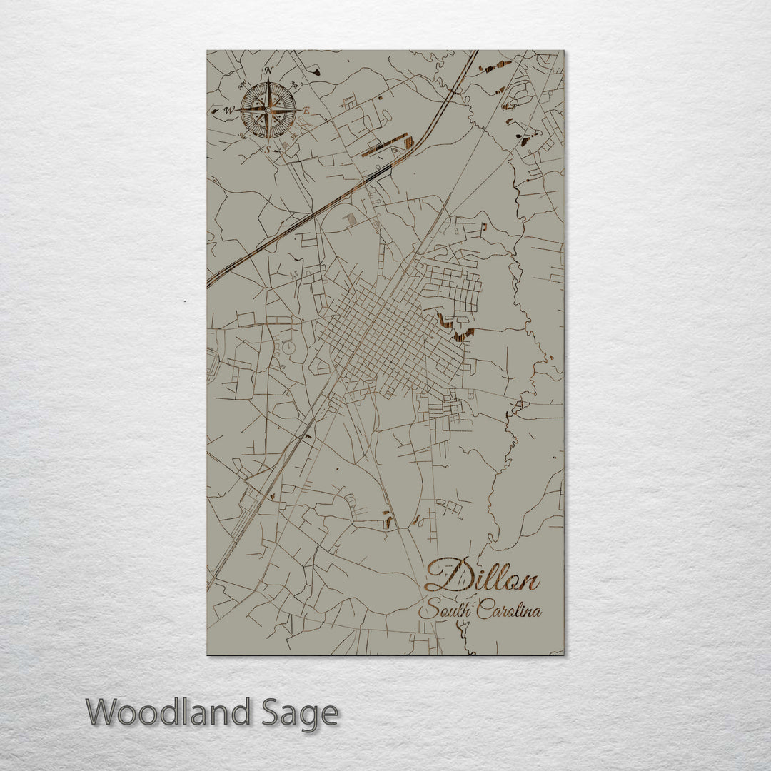 Dillon, South Carolina Street Map