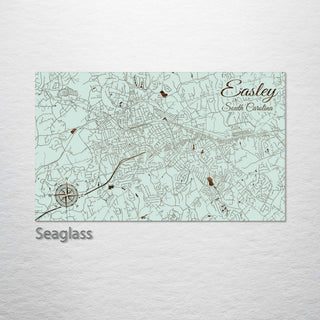 Easley, South Carolina Street Map