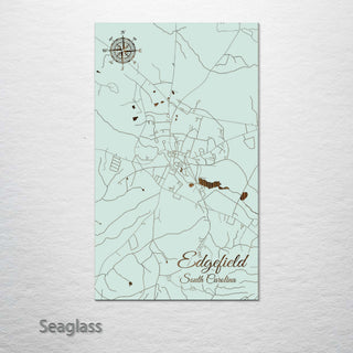 Edgefield, South Carolina Street Map