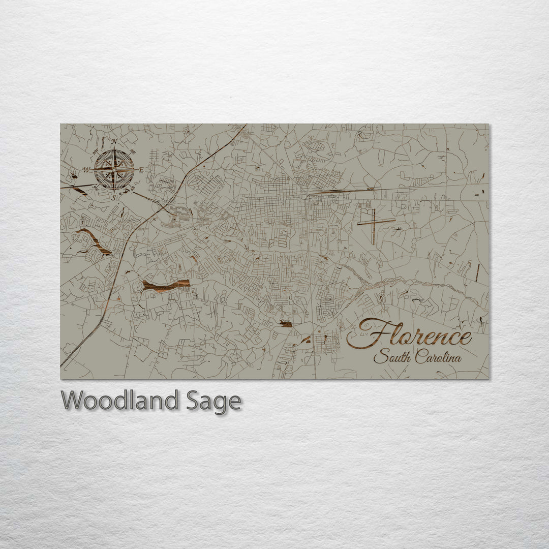 Florence, South Carolina Street Map