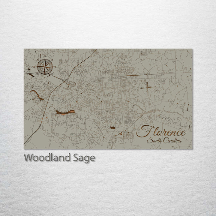 Florence, South Carolina Street Map