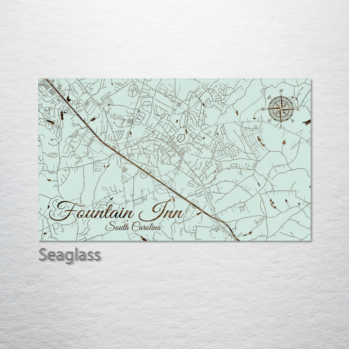 Fountain Inn, South Carolina Street Map