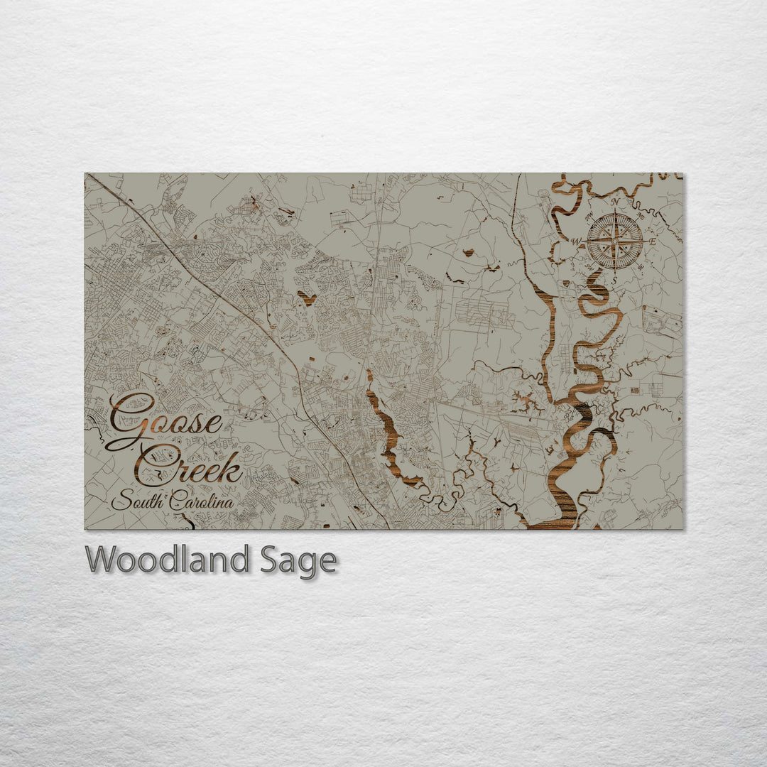 Goose Creek, South Carolina Street Map