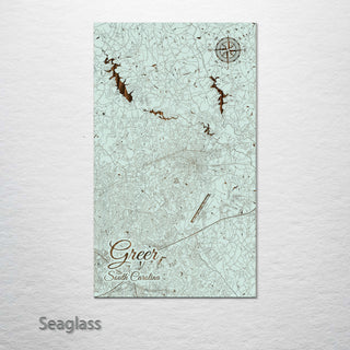 Greer, South Carolina Street Map