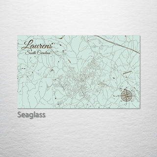 Laurens, South Carolina Street Map