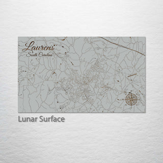 Laurens, South Carolina Street Map