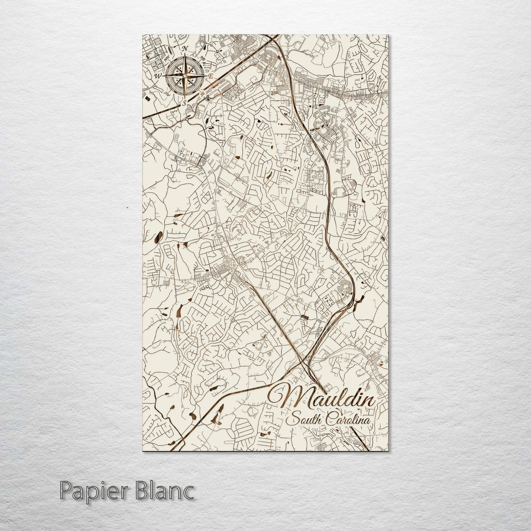 Mauldin, South Carolina Street Map