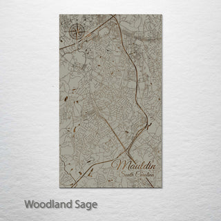 Mauldin, South Carolina Street Map