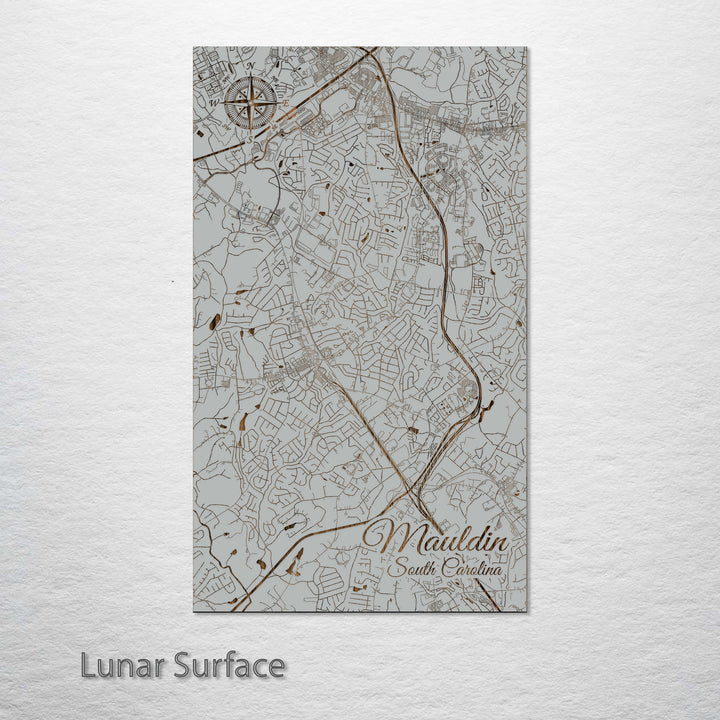 Mauldin, South Carolina Street Map