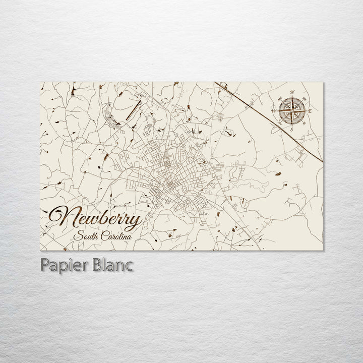 Newberry, South Carolina Street Map