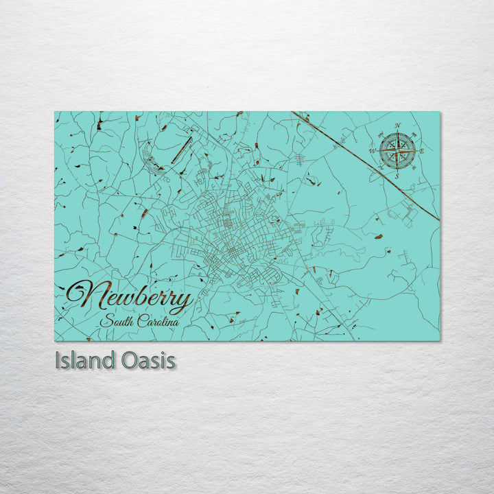 Newberry, South Carolina Street Map