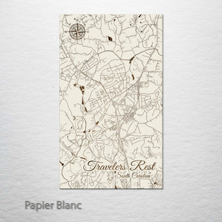 Travelers Rest, South Carolina Street Map