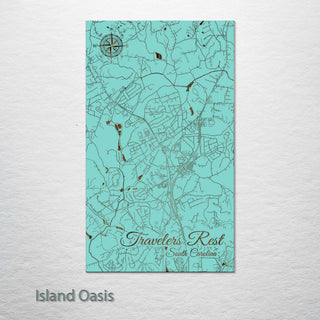 Travelers Rest, South Carolina Street Map