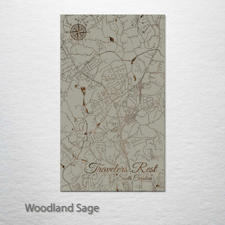 Travelers Rest, South Carolina Street Map