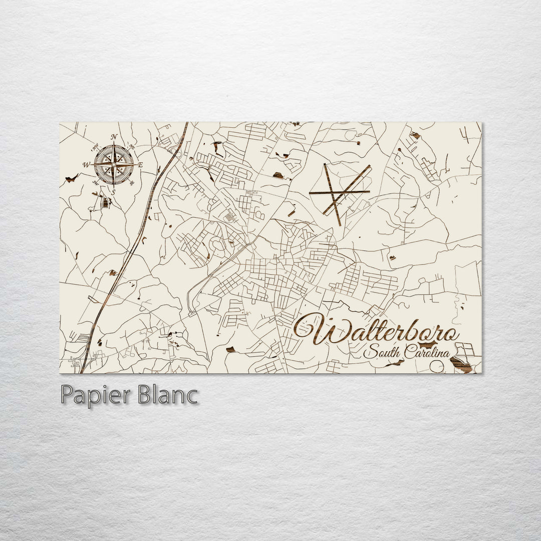 Walterboro, South Carolina Street Map