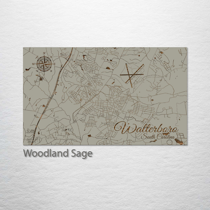 Walterboro, South Carolina Street Map