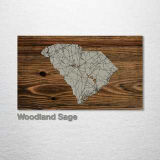 South Carolina Isolated Map