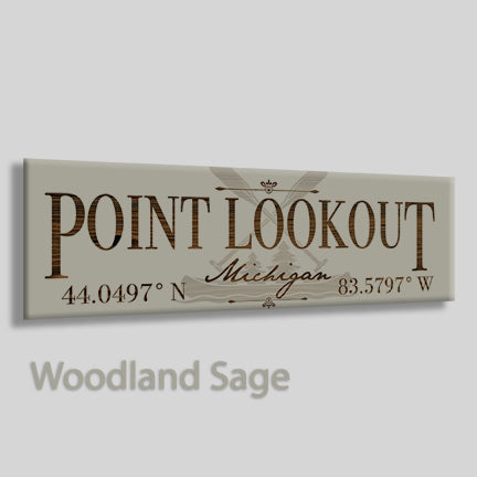 Point Lookout, Michigan Canoe