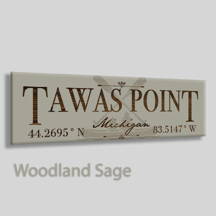 Tawas Point, Michigan Canoe