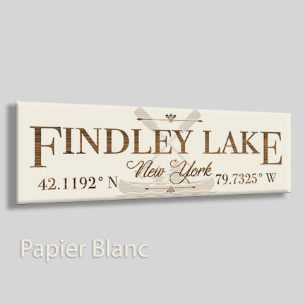 Findley Lake, New York Canoe