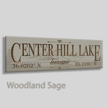 Center Hill Lake, Tennnessee Mountain and Lake