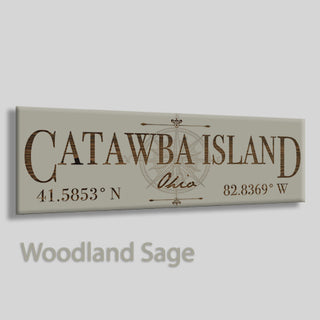 Catawba Island, Ohio Compass