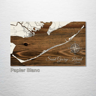 Saint George Island, Florida Street Map - Fire & Pine
