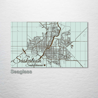 Saskatoon, Saskatchewan Street Map - Fire & Pine
