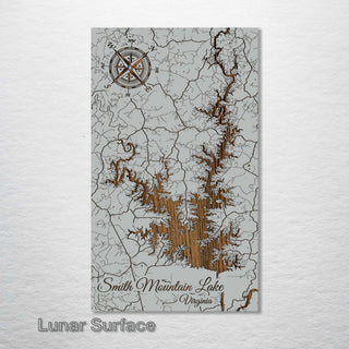 Smith Mountain Lake, Virginia Street Map - Fire & Pine