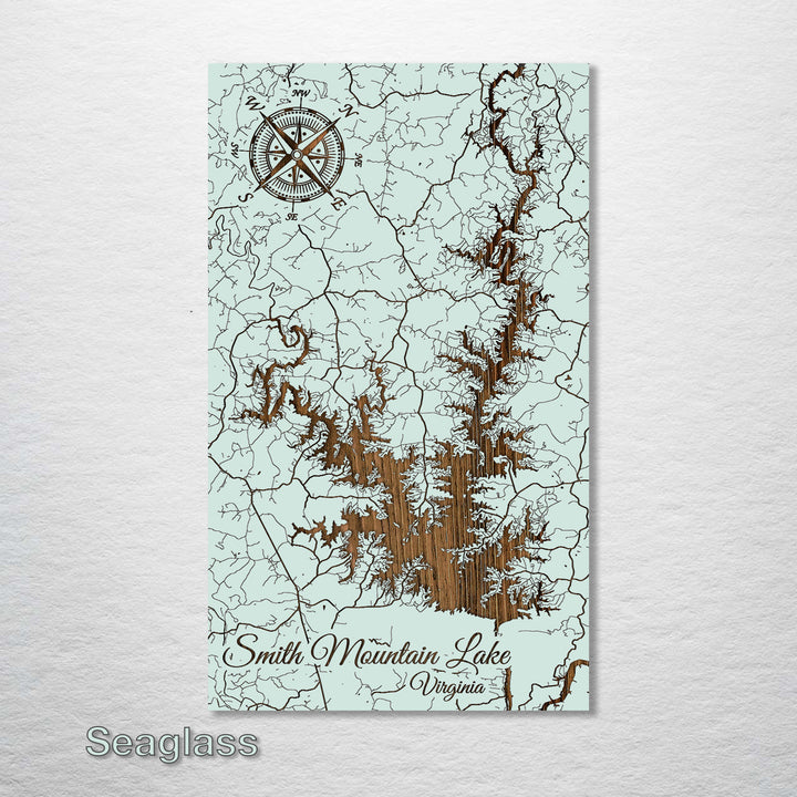 Smith Mountain Lake, Virginia Street Map - Fire & Pine