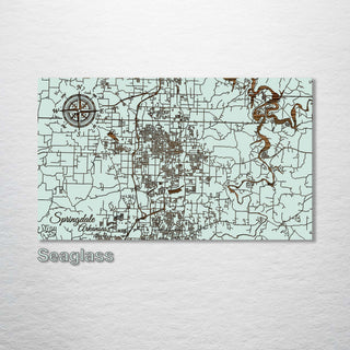 Springdale, Arkansas Street Map - Fire & Pine