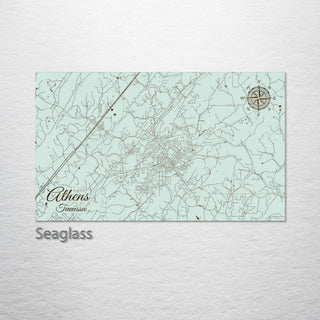 Athens, Tennessee Street Map