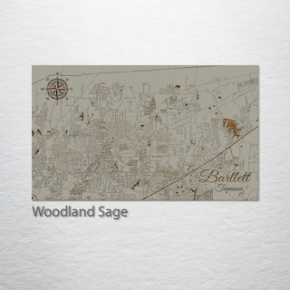 Bartlett, Tennessee Street Map