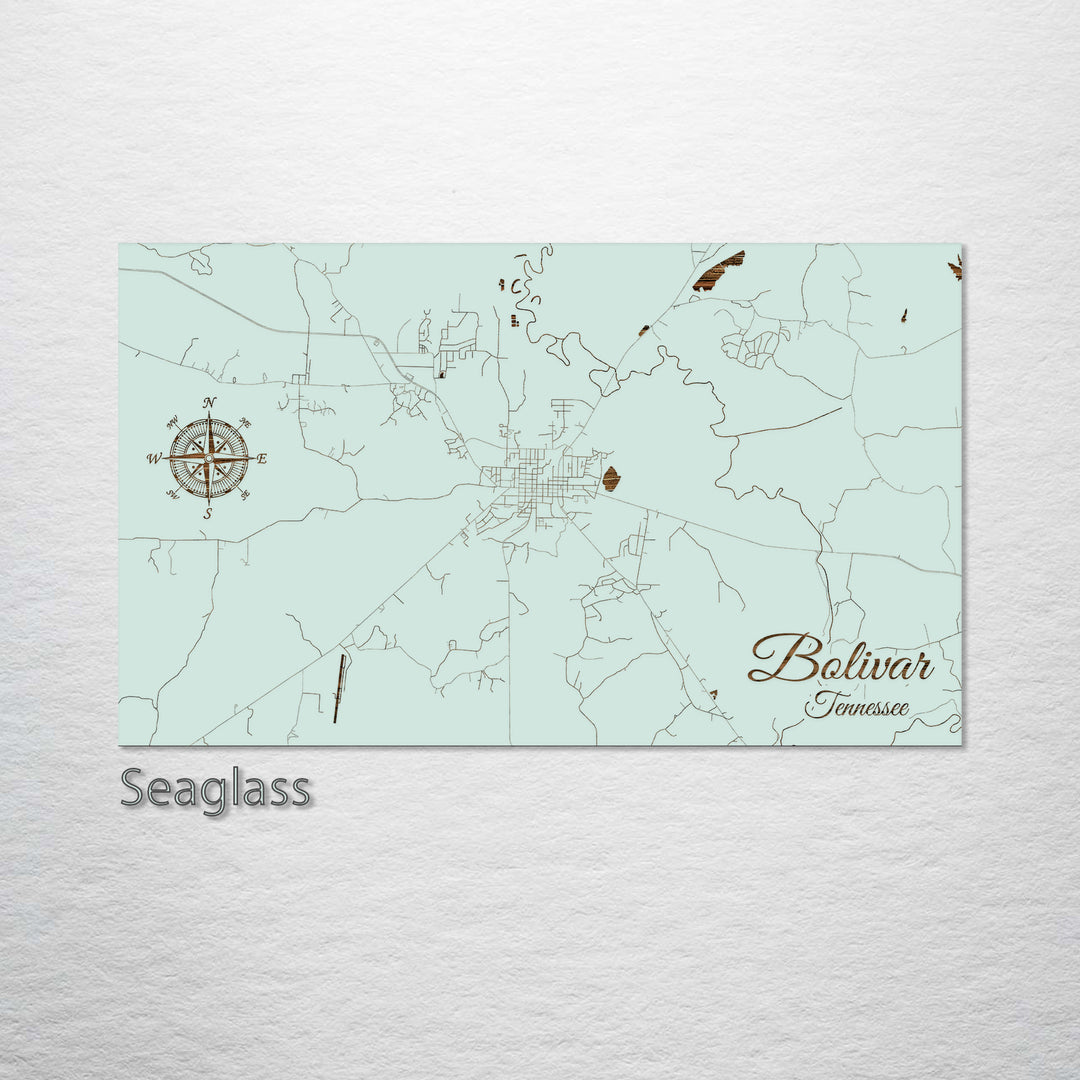 Bolivar, Tennessee Street Map