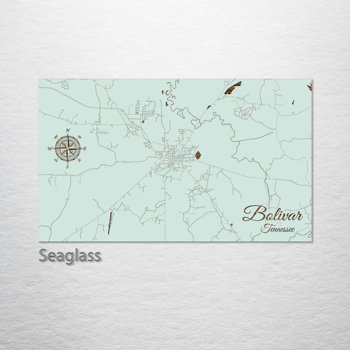 Bolivar, Tennessee Street Map