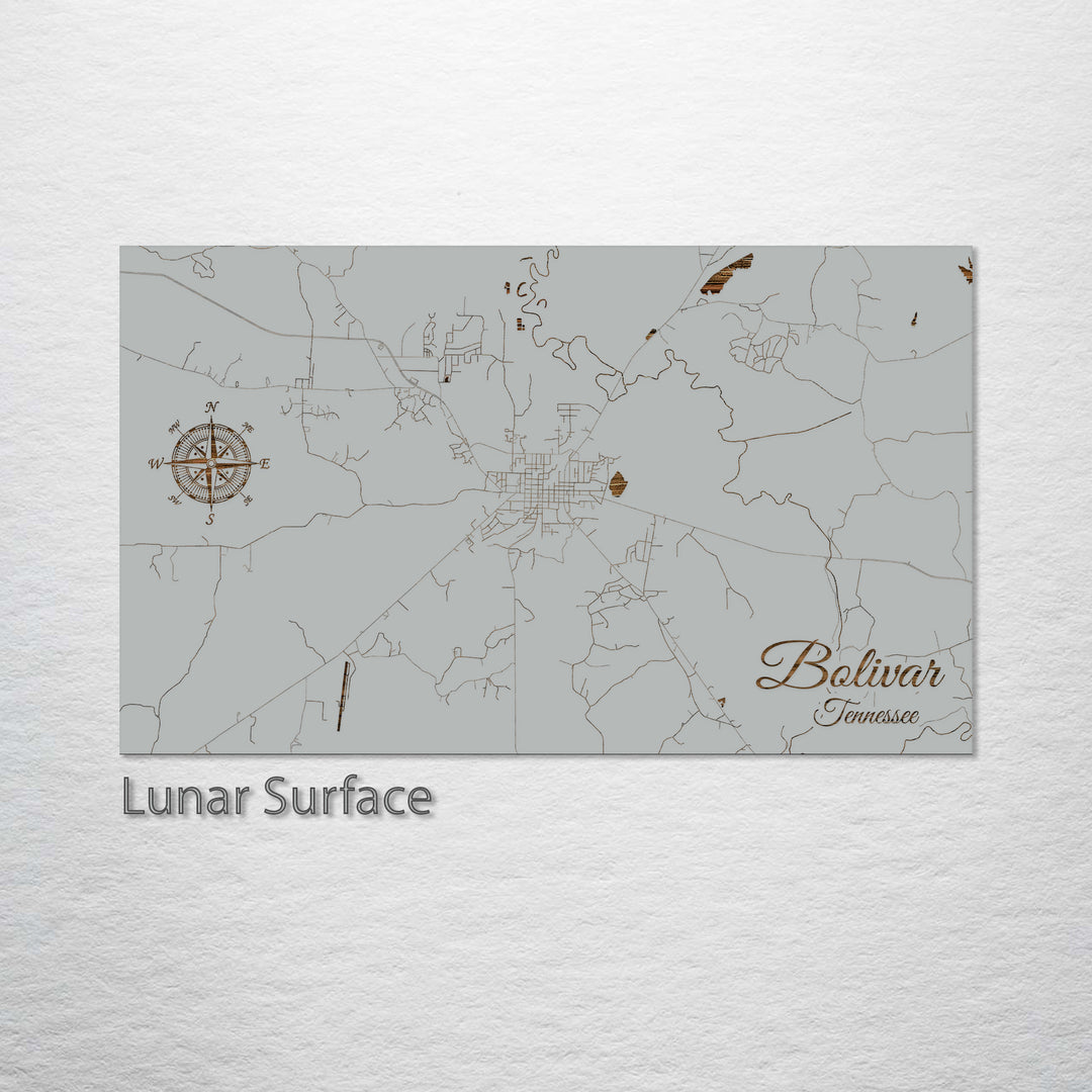 Bolivar, Tennessee Street Map
