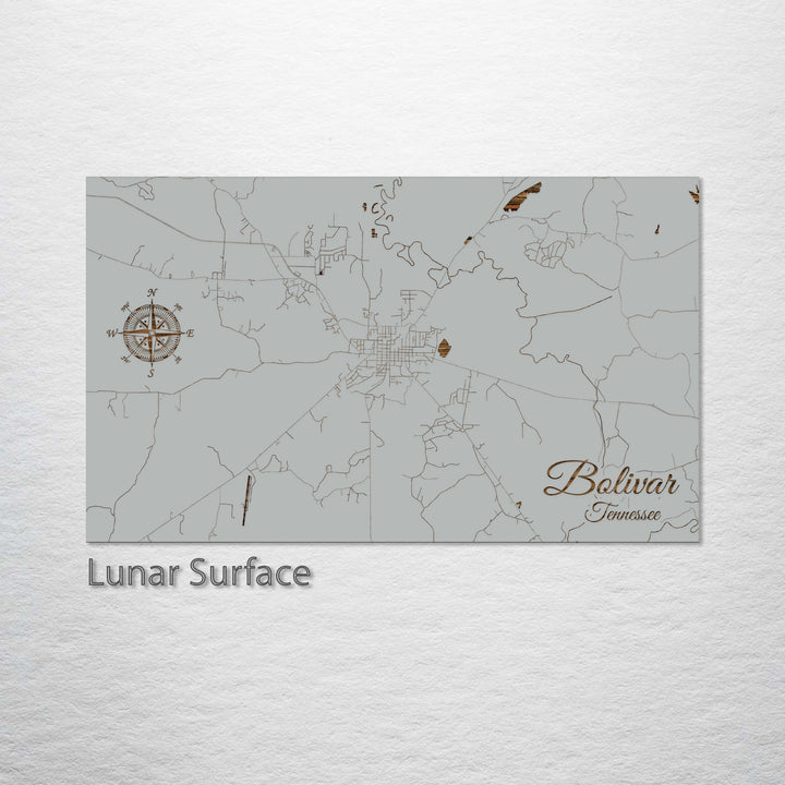 Bolivar, Tennessee Street Map