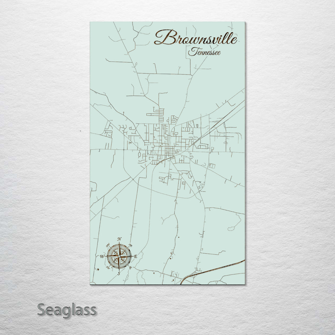 Brownsville, Tennessee Street Map