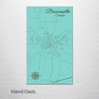 Brownsville, Tennessee Street Map