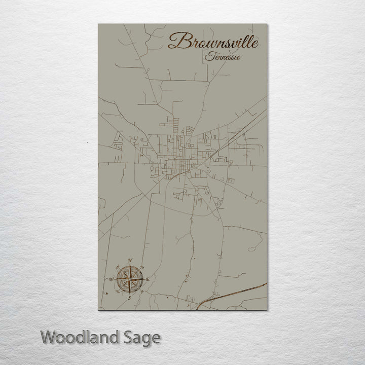 Brownsville, Tennessee Street Map